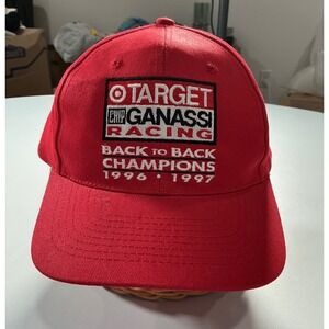 VTG 9s0 Target Chip Ganassi Racing Hat OSFM Red Snapback 1996 1997 Champions